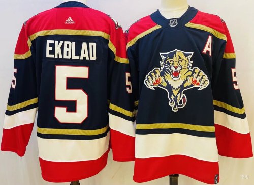 Adidas Florida Panthers 5 Aaron Ekblad Ice Hockey Jersey Black