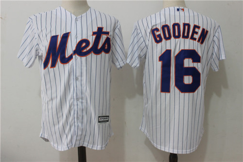New York Mets 16 Dwight Gooden Baseball Jersey White fans