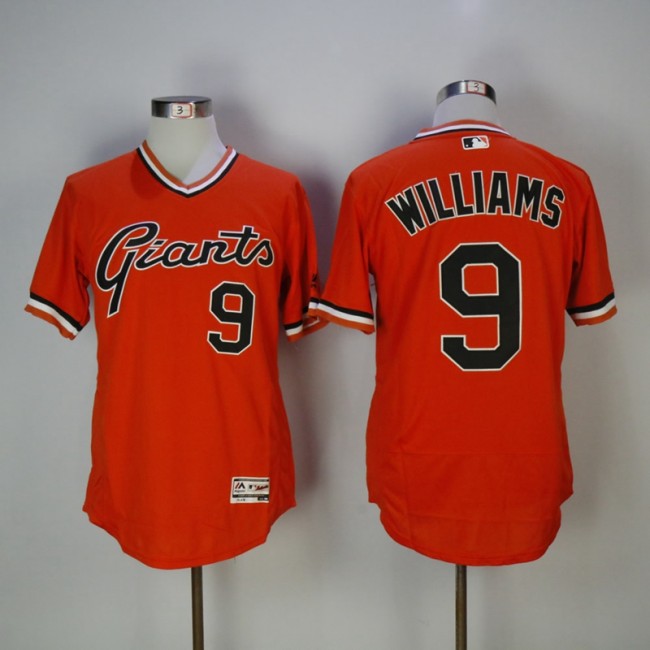 San Francisco Giants 9 Matt Williams Flexbase Baseball Jersey Orange