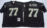 Oakland Raiders 77 Lyle Alzado Football Jersey Black Retro