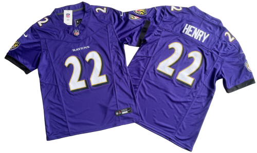 Baltimore Ravens 22 Derrick Henry Nike Vapor F.U.S.E. Limited Jersey