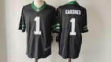 New York Jets 1 Sauce Gardner Football Jersey Legend Black