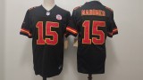 Kansas City Chiefs15 Patrick Mahomes Black Nike Vapor F.U.S.E. Limited Jersey