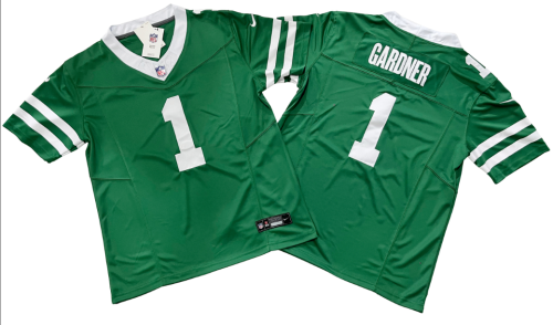 New York Jets 1 Ahmad Sauce Gardner Nike Legacy Green Vapor F.U.S.E. Limited Jersey
