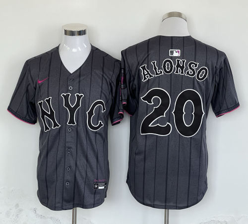 Nike New York Mets 20 Pete Alonso Baseball Jersey City Edition
