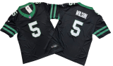 New York Jets 5 Garrett Wilson Nike Legacy Black Vapor F.U.S.E. Limited Jersey