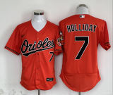 Nike Baltimore Orioles 7 Jackson Holliday Flexbase Baseball Jersey Orange