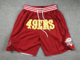 Pocket pants NFL49 red for people