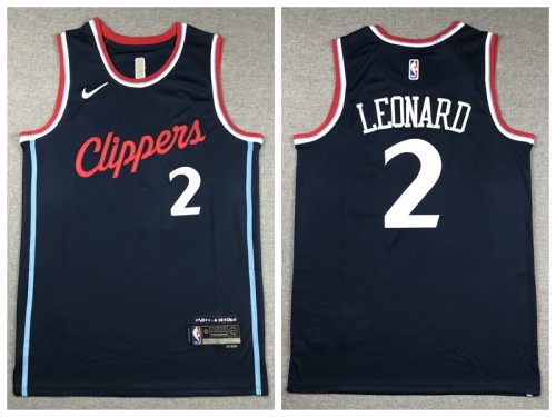 Nike L.A. Clippers 2 Kashi Leonard Basketball Jersey Navy Blue
