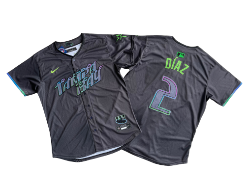 Nike Tampa Bay Rays 2 Yandy Díaz Baseball Jersey City Edition