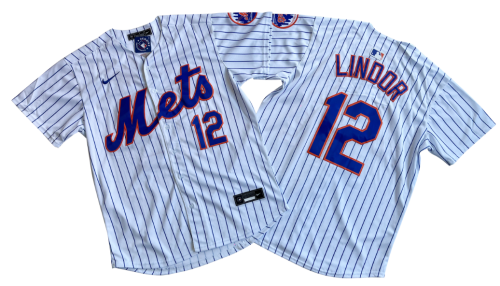 New York Mets 12 Francisco Lindor Baseball Jersey White