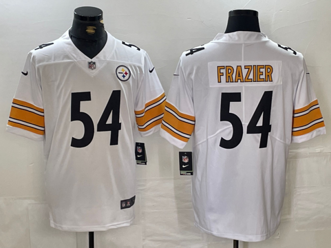 Pittsburgh Steelers 54 Zach Frazier Football Jersey Legend White