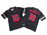 Arizona Cardinals 18 Marvin Harrison Jr Nike Black Vapor F.U.S.E. Limited Jersey