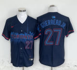 Nike Toronto Blue Jays 27 Vladimir Guerrero Jr. Baseball Jersey Blue City Edition