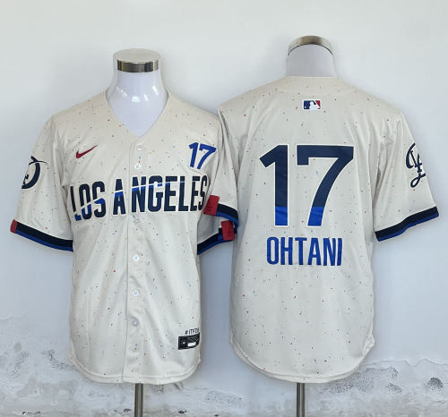 Nike Los Angeles Dodgers 17 Shohei Ohtani Baseball Jersey fashion