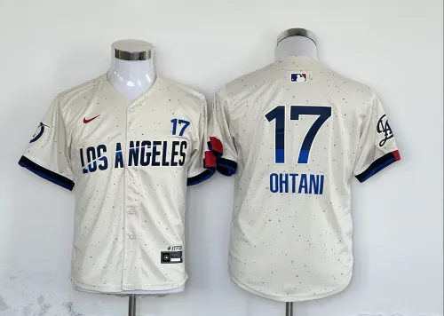 Youth Nike Los Angeles Dodgers 17 Shohei Ohtani Baseball Jersey fashion