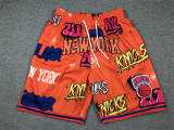 Pocket pants Knicks graffiti orange