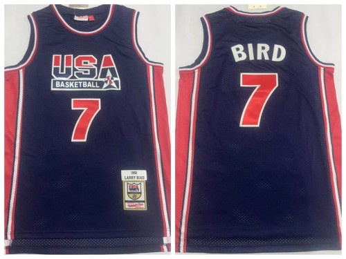 The American version of the Dream Team No. 7 dark blue jersey, Mr. Qiao
