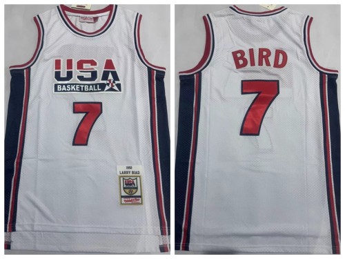The American version of the Dream Team No. 7 White jersey, Mr. Qiao