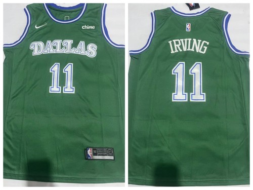 Nike Dallas Mavericks 11 Kyrie Irving Basketball Jersey Green