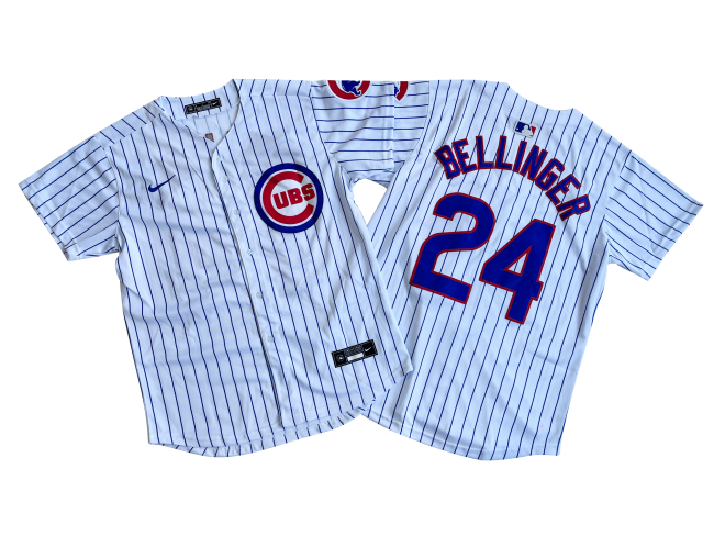 Chicago Cubs 24 Cody Bellinger Nike White Home Limited Player Jersey