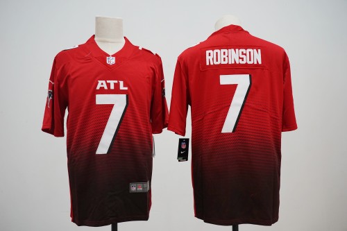 Atlanta Falcons 7 Bijan Robinson Football Jersey Legend Red