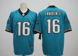 Jacksonville Jaguars 16 Trevor Lawrence Football Jersey Legend Green