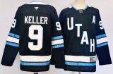 Utah New Team 9 Clayton Keller Ice Hockey Jersey Black