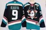 Fanatics Anaheim Ducks 9 Paul Kariya Ice Hockey Jersey Black