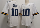 Michigan Wolverines 10 Alex Orji College Football Jersey White