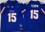 Jordan Florida Gators 15 Tim Tebow College Football Jersey Blue