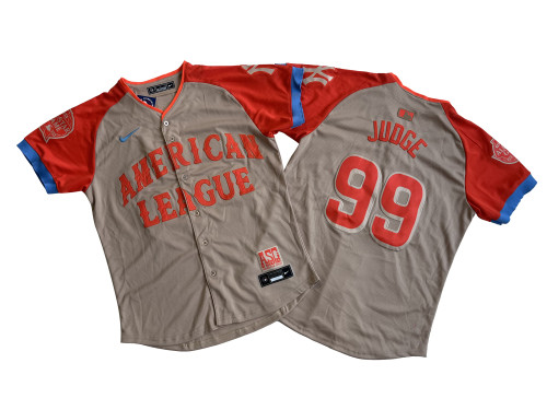 American League 99 Aaron Judge Nike Cream 2024 MLB All-Star Game Limited Player Jersey