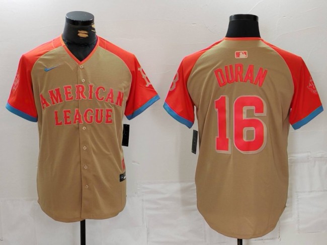 National League 16 Jarren Duran Nike Navy 2024 MLB All-Star Game Limited Player Jersey