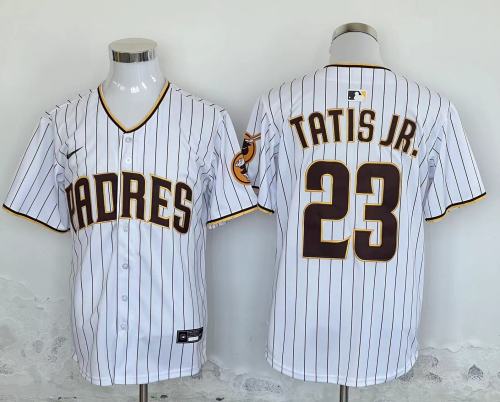 Nike San Diego Padres 23 Fernando Tatis Jr.Baseball Jersey White