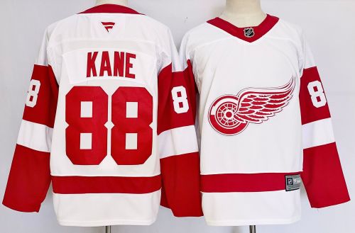 Fanatics Detroit Red Wings 88 Patrick Kane Ice Hockey Jersey White