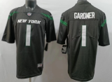 New York Jets 1 Sauce Gardner Football Jersey Legend Black