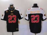 San Francisco 49ers 23 Christian McCaffrey Football Jersey Black Grateful Gold