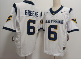 Mountaineering team 6 Garrett Greene College Football Jersey White Three Dynasties