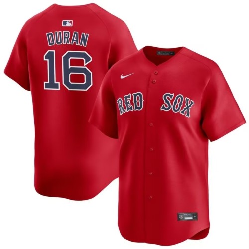 Boston Red Sox 16 Jarren Duran Nike Red Home Limited Player Jersey