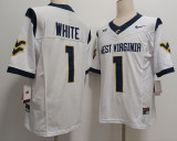 Mountaineering team 1 Jahiem White College Football Jersey White Three Dynasties