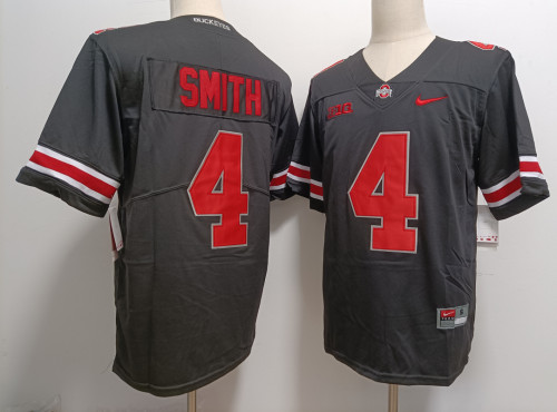 Ohio State 4 Jeremiah Smith College Football Jersey Limited Black