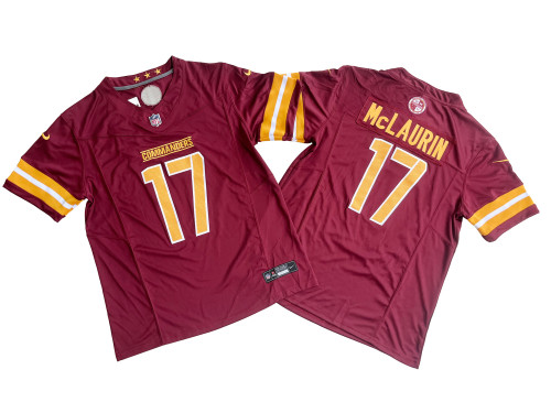 Washington Commanders 17 Terry McLaurin Nike Burgundy Vapor F.U.S.E. Limited Jersey