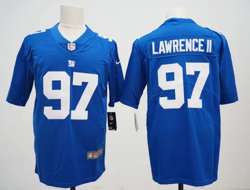 New York Giants 97 Dexter Lawrence II Football Jersey Legend Blue