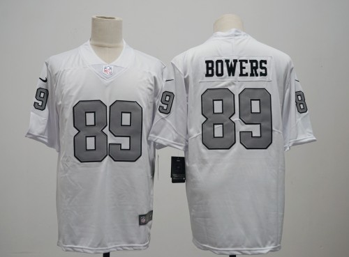 Oakland Raiders 89 Brock Bowers  Football Jersey Legend White