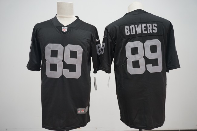 Oakland Raiders 89 Brock Bowers Football Jersey Legend Black