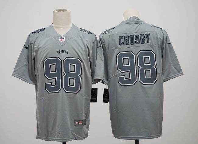 Oakland Raiders 89 Chris Edwards Football Jersey Legend Gray