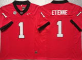 GEORGIA bulldogs 1 Trevor Etienne Coolege Football Jersey Limited Red Three Dynasties