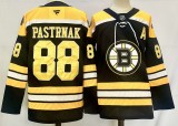 Fanatics Boston Bruins 88 David Pastrnak Ice Hockey Jersey Black
