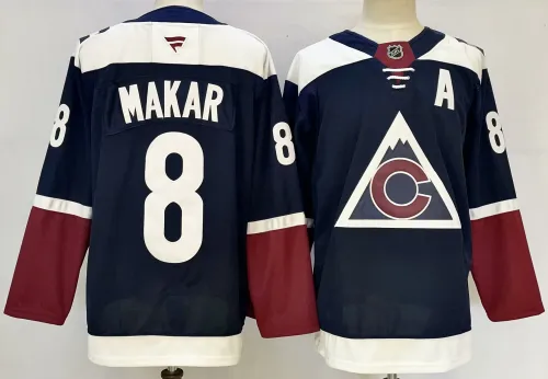 Fanatics Colorado Avalanche 8 Cale Makar Ice Hockey Jersey Black