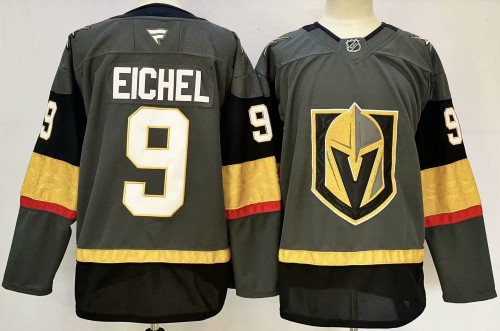 Fanatics Vegas Golden Knights 9 Jack Eichel Ice Hockey Jersey Gray